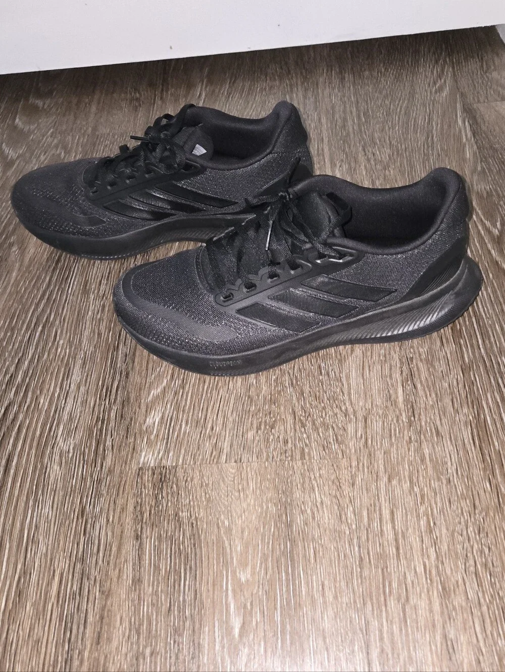 Adidas Black Ortholite Size 9 Workout Shoes Running Sneakers